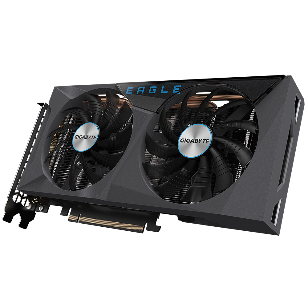 Bekijk afbeelding 2 van 3060Ti Gigabyte RTX EAGLE OC 8G (rev. 2.0) LHR 8GB/2xDP